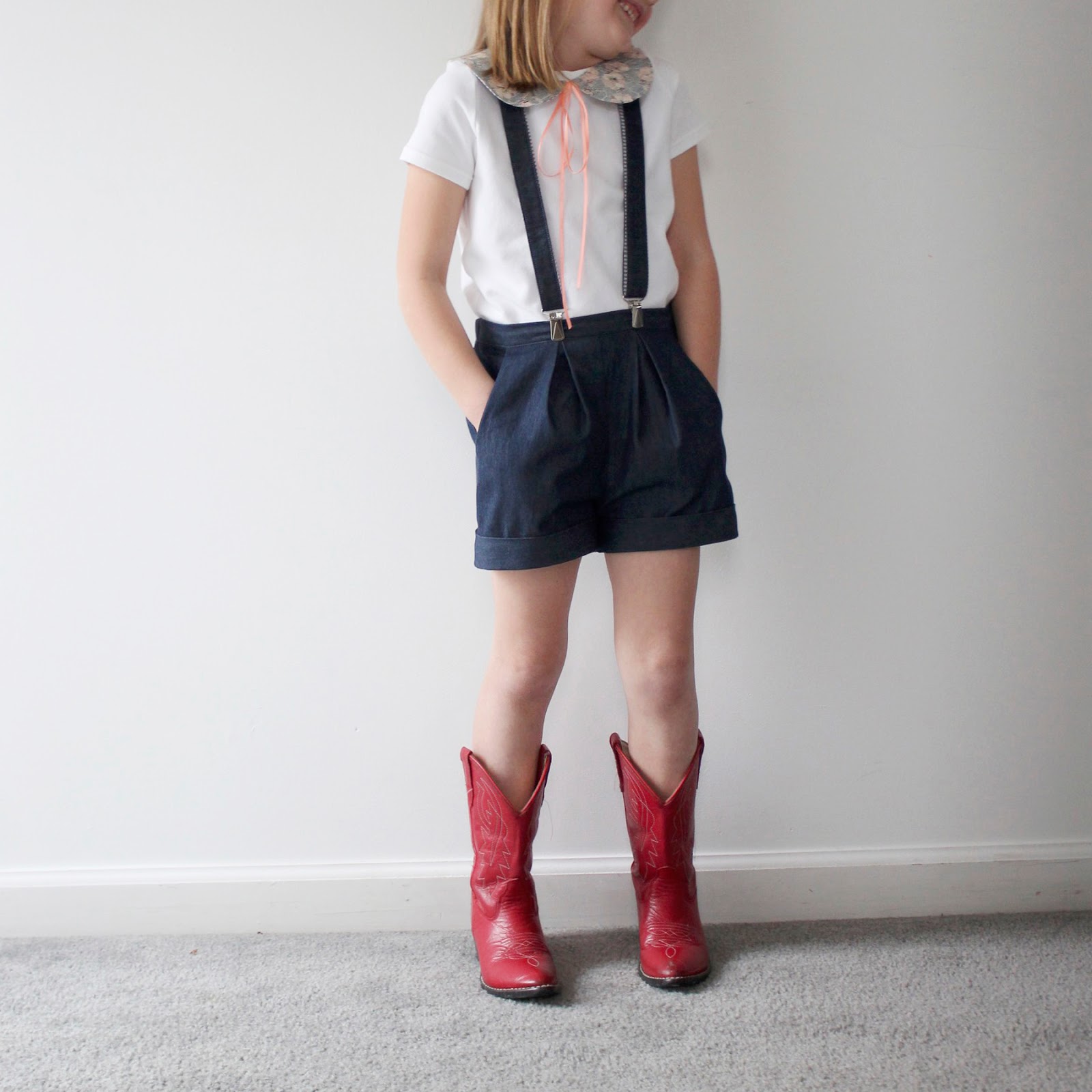 SweetKM Shorts and Suspenders