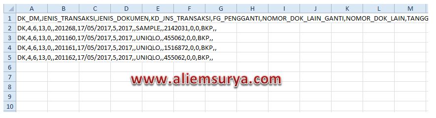 Cara Import CSV EFaktur Pajak Keluaran Agar Sukses Dan