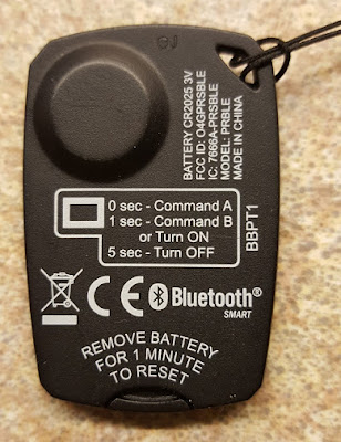 Beets Blu keyfinder distance alarm camera remote control review