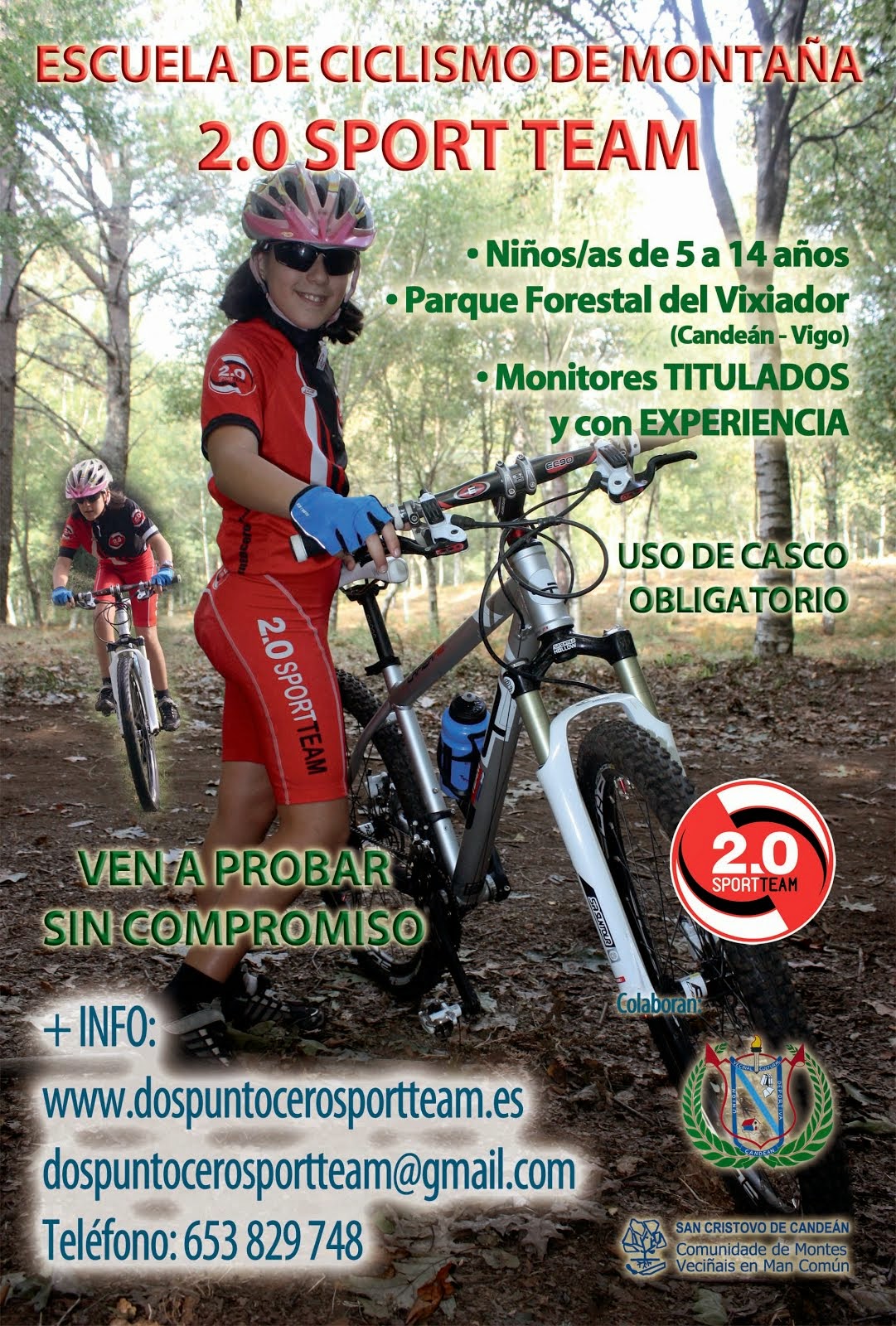 Flyer Escuela de ciclismo 2014