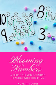 Blooming Numbers: a DIY counting and number activity