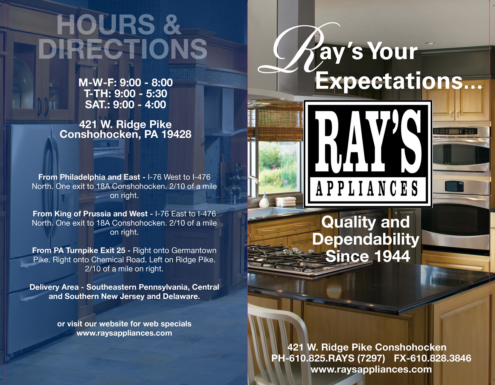 J. M. Fox Associates Conshohocken, PA Home Show Brochure Design for