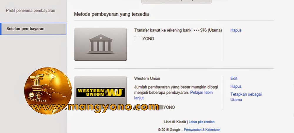 Google AdSense dan Transfer Kawat: Panduan Lengkap untuk Penerima Pembayaran