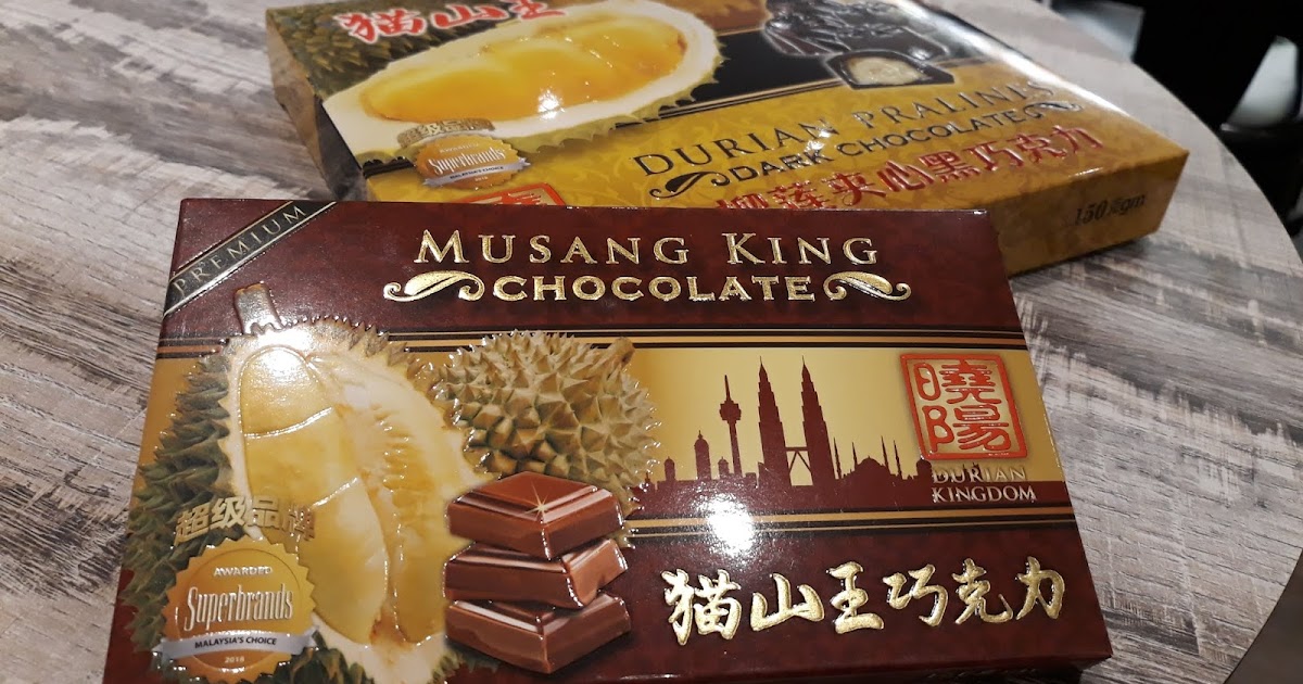 Durian Chocolate A popular Malaysian Souvenir