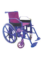 PVC Plastic Shower Wheelchair