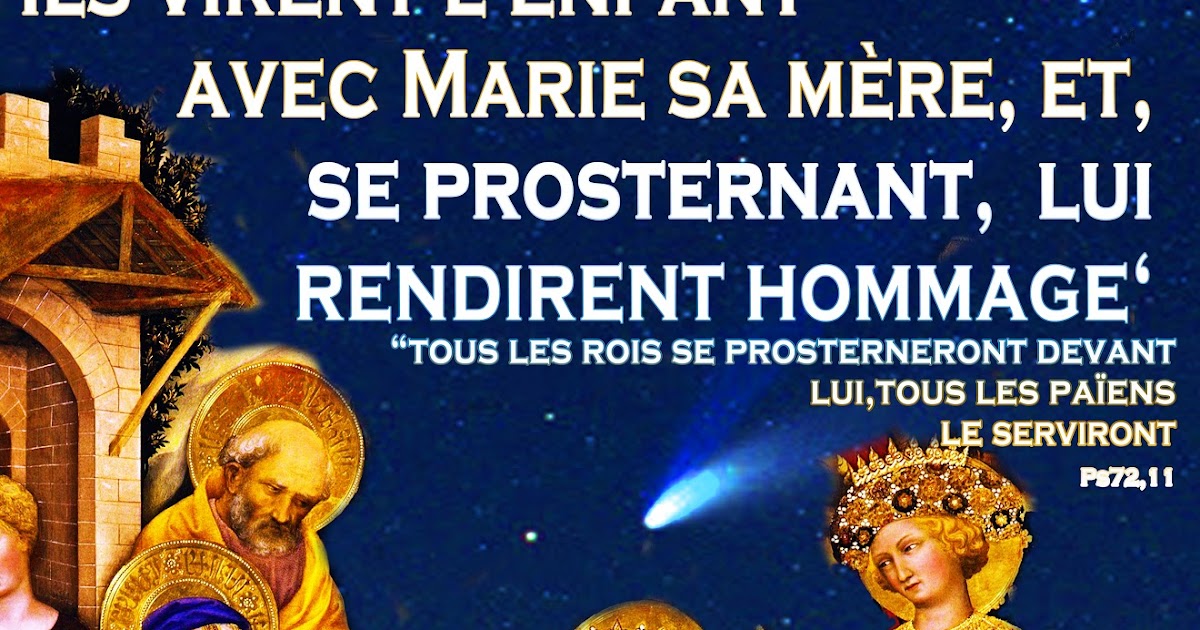Parole -année liturgique A (images et PAROLE): EPIPHANIE DU SEIGNEUR