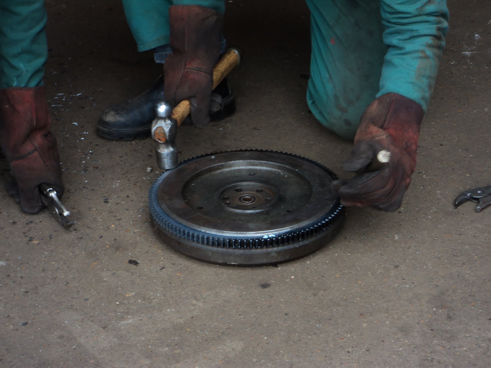 Ferguson TEF20 restoration Flywheel teeth