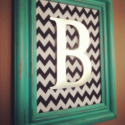 DIY Letter Frame | Home by Ally