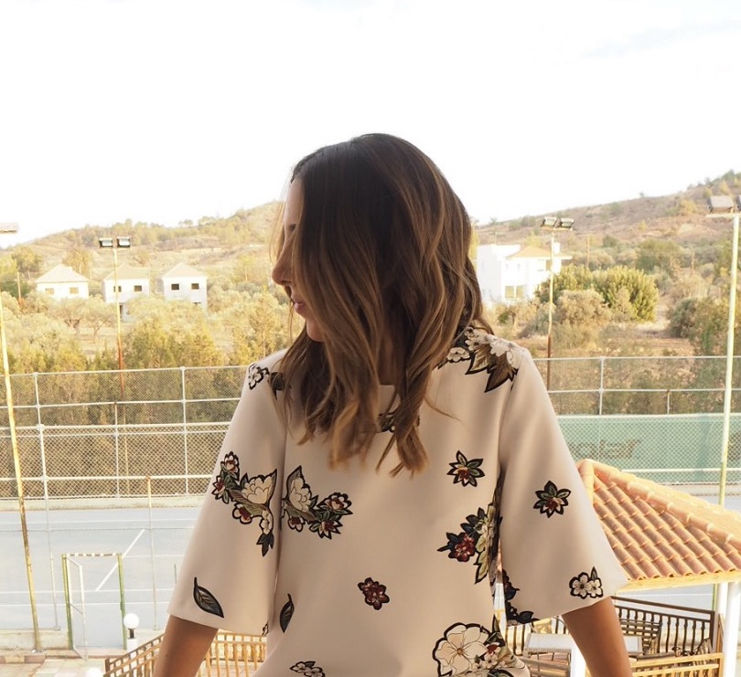 floral prints zara