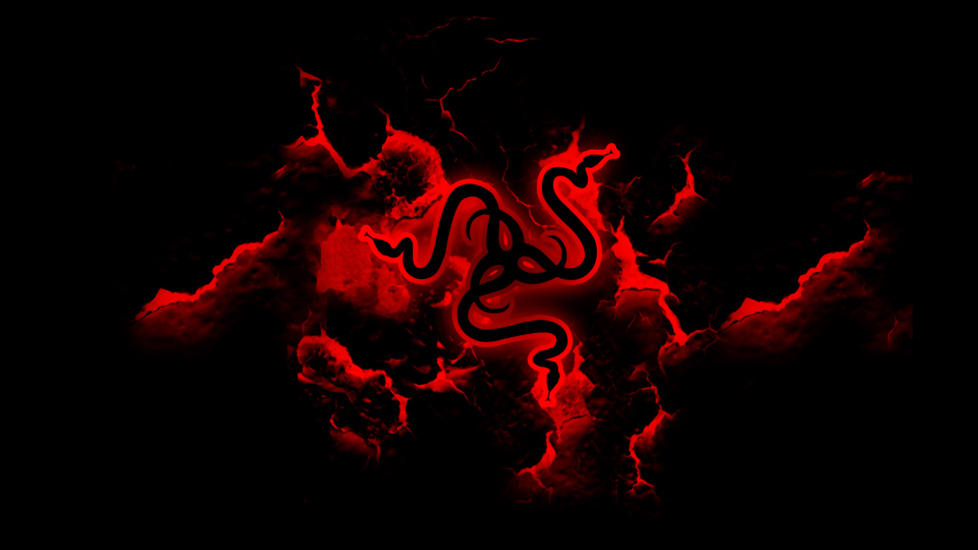 razer cool red logo 16 wallpaper hd