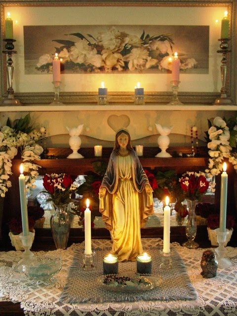May Altar in Honor of Mary