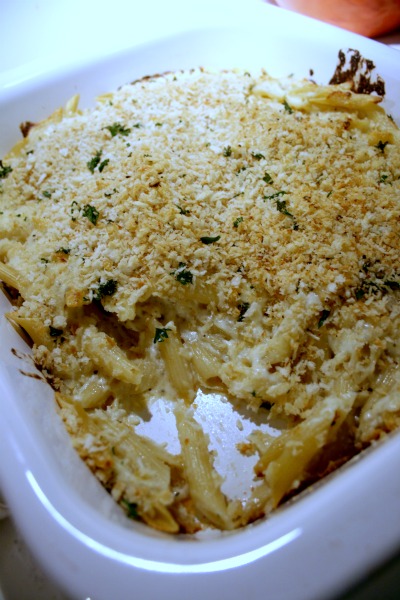 four cheese baked pasta