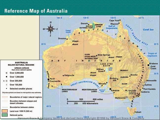 большой водораздельный хребет на каком материке