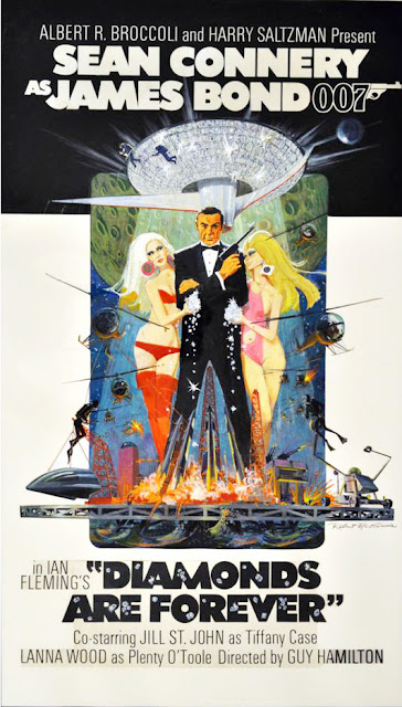 The Geeky Nerfherder: Movie Poster Art: James Bond - The 1970's