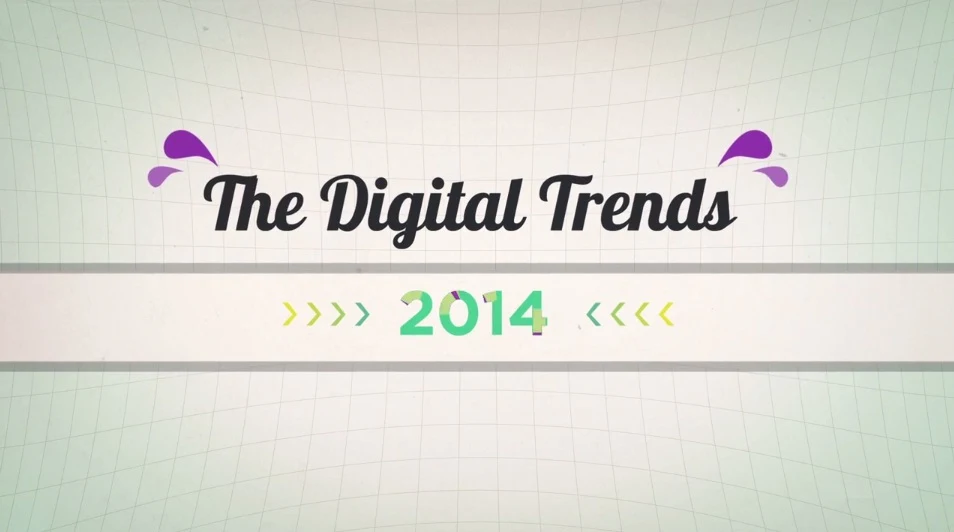 10 Digital Trends For 2014 [motion graphic]