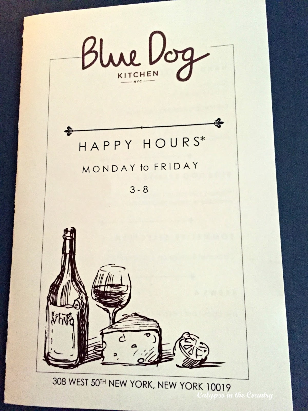 Blue Dog Kitchen - Great restaurant in the theater district NYC