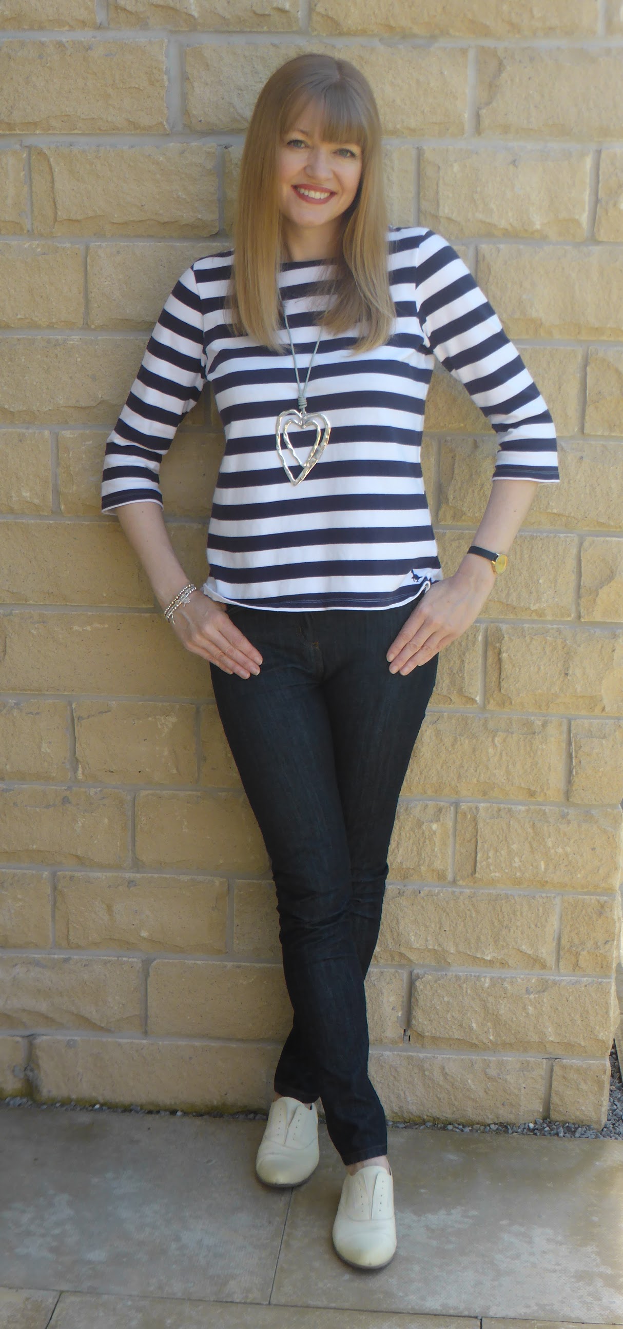 brogues and skinny jeans