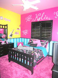 bedroom painting wall bedrooms teenage designs modern mural paint rooms teen pink decor interior