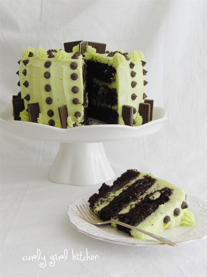Curly Girl Kitchen Mint Chocolate Chip Cake