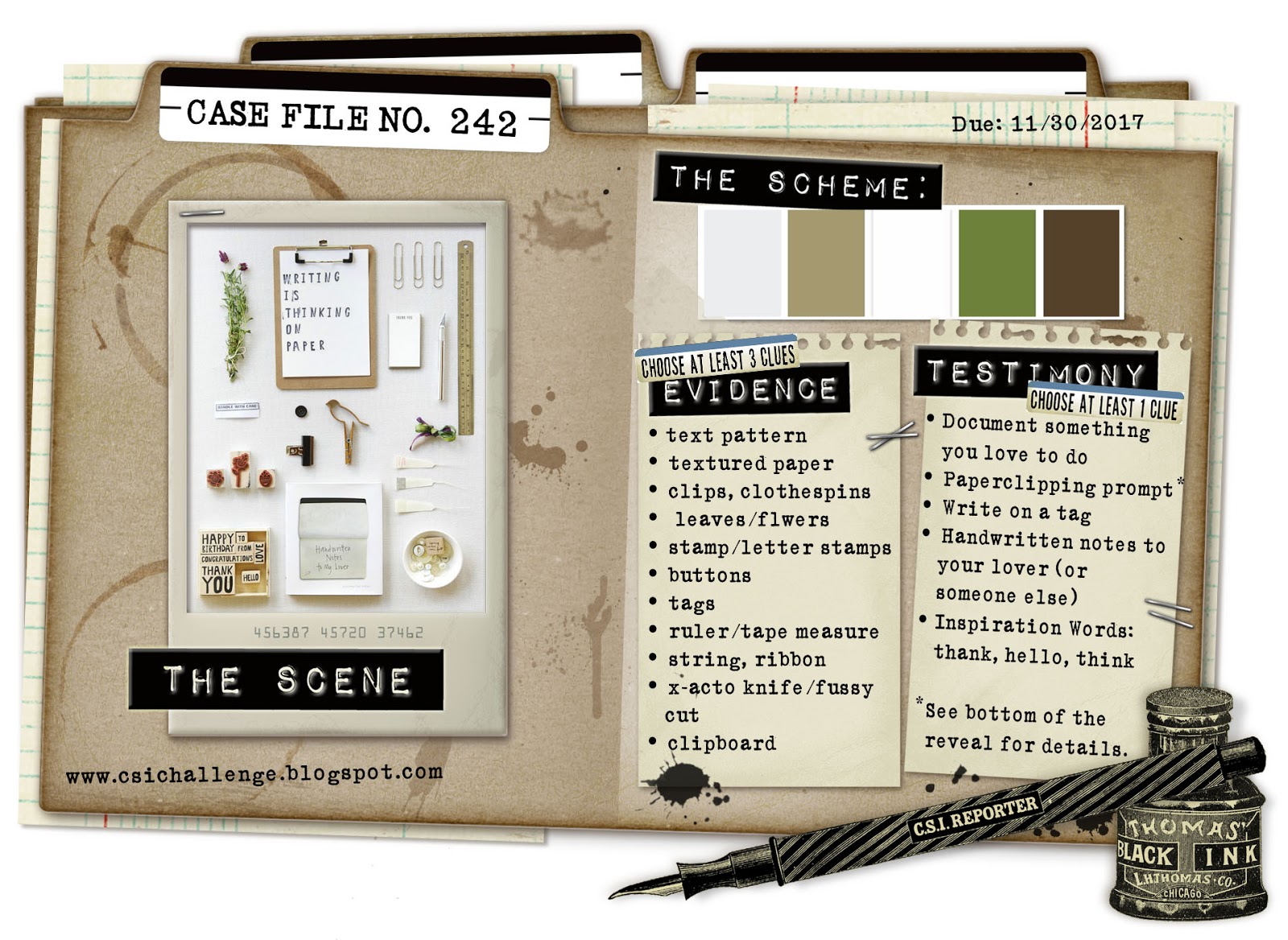 My Crafty Madness: CSI - Case File 242!