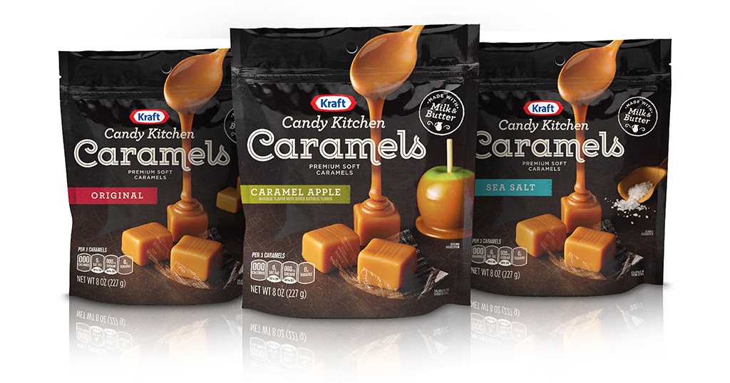 Kraft Heinz Candy Kitchen Caramels on Packaging of the World