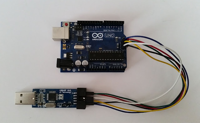 Подключение Arduino к USBasp
