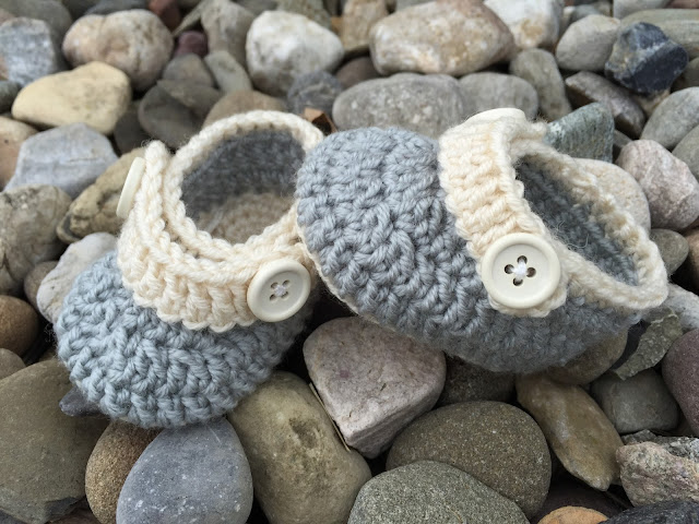 Crochet Pattern: Upton Baby Booties