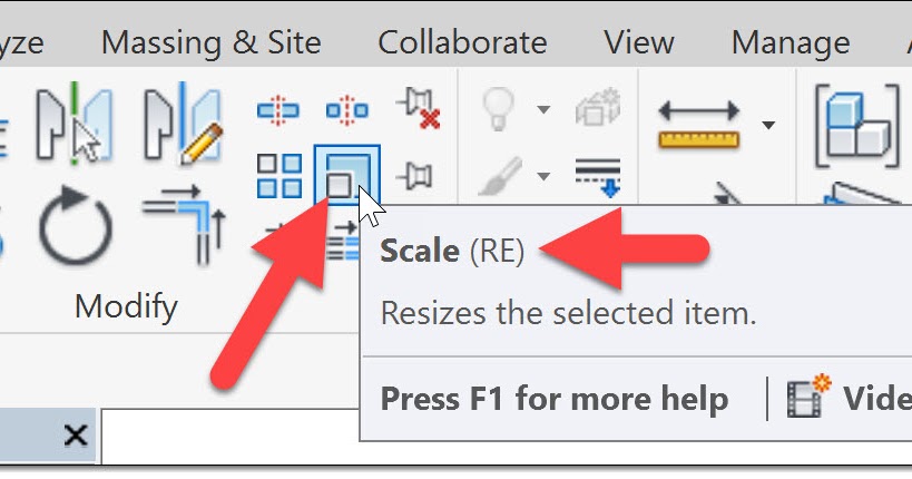 Bim chapters revit scale command its origin and limitations