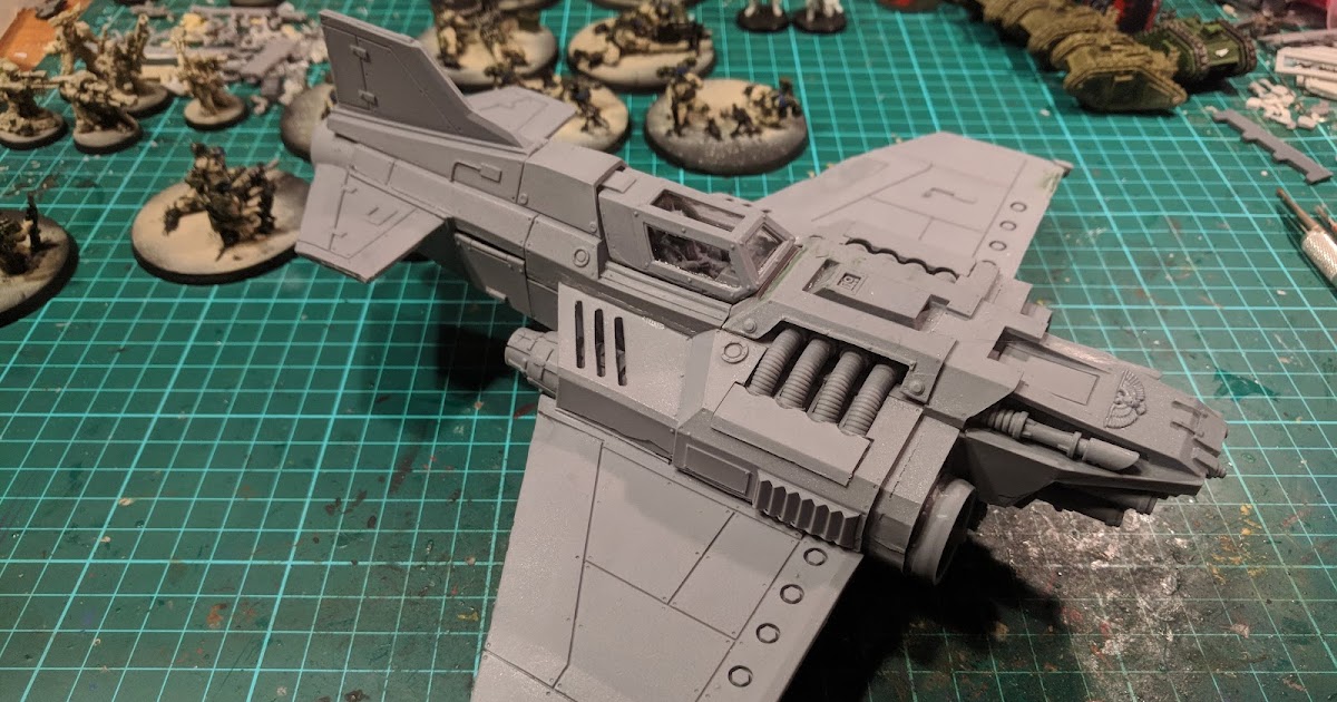 Imperial Navy Thunderbolt Heavy Fighter painted