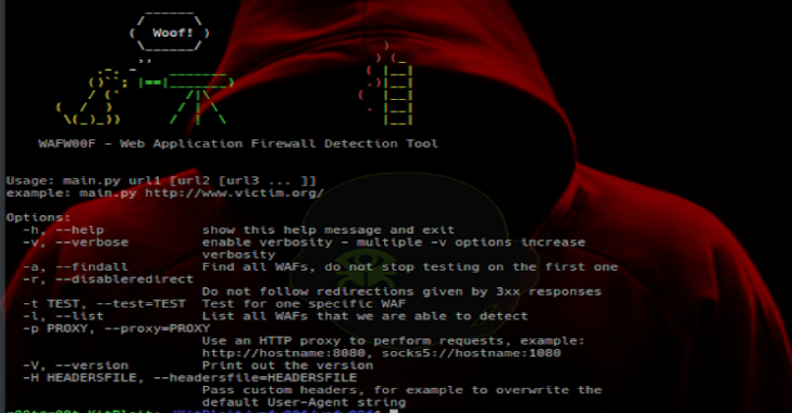 WAFw00f : Identify & Fingerprint Web Application Firewall (WAF) Products Protecting A Website