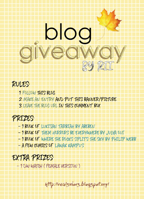 Blog Giveaway by RII