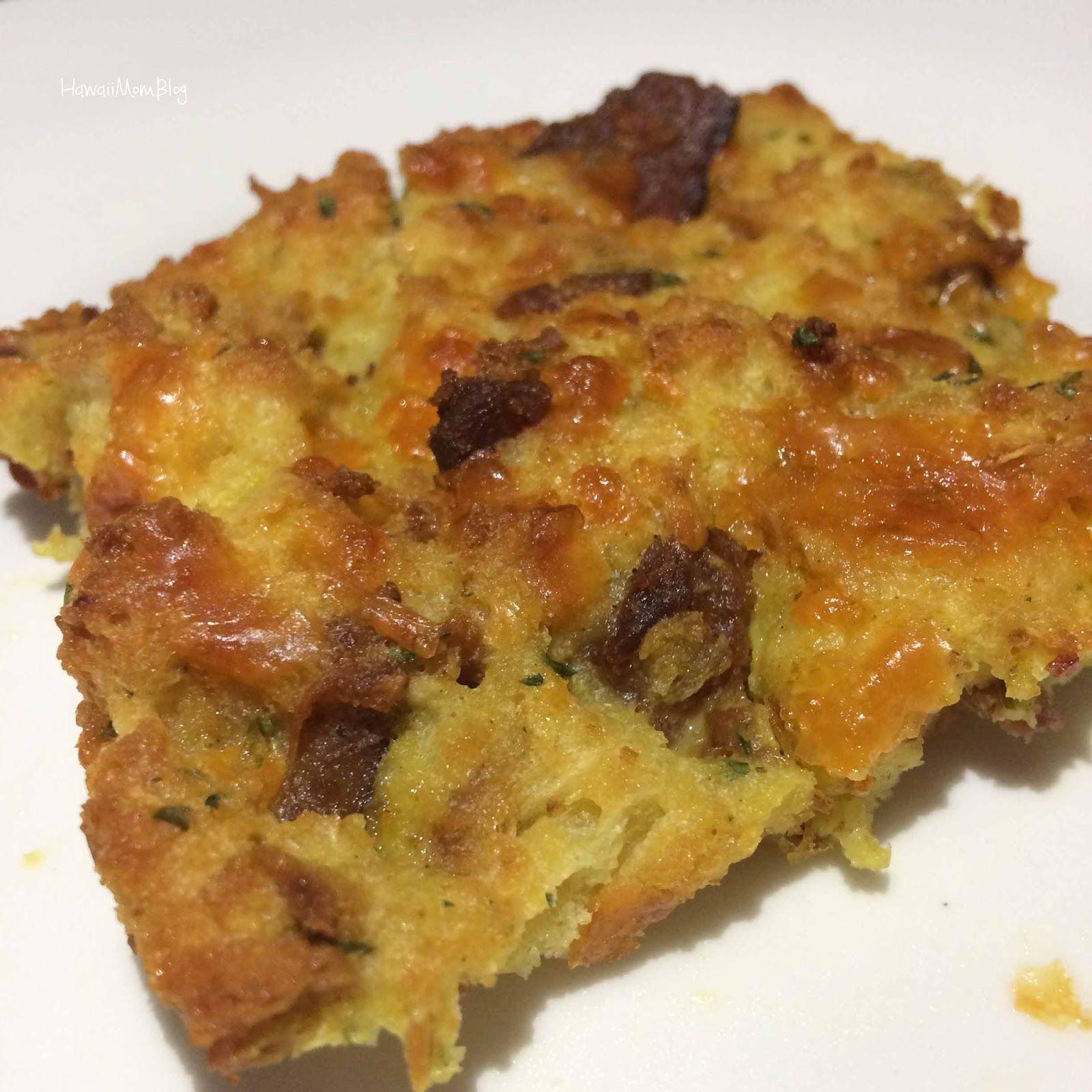 Hawaii Mom Blog Stuffing Brunch Casserole