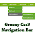 Greeny Css3 Navigation Bar For Blogger
