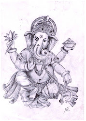 ganesh ganesha god drawing lord drawings gods pencil sketch hindu easy simple sketches desipainters painting web cliparts vinayagar getdrawings pillayar