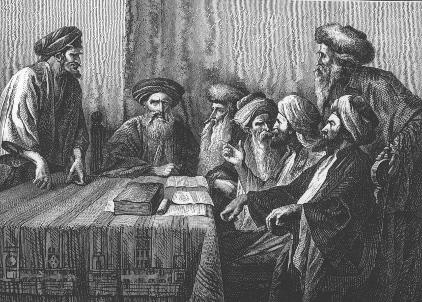Judas before the Sanhedrin - Alexandre Bida