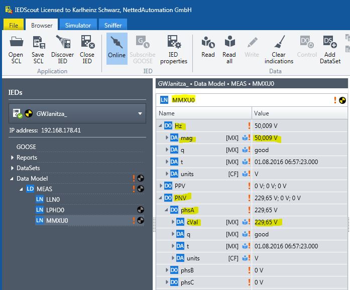 News on IEC 61850 and related Standards Power Quality Meter Goes IEC