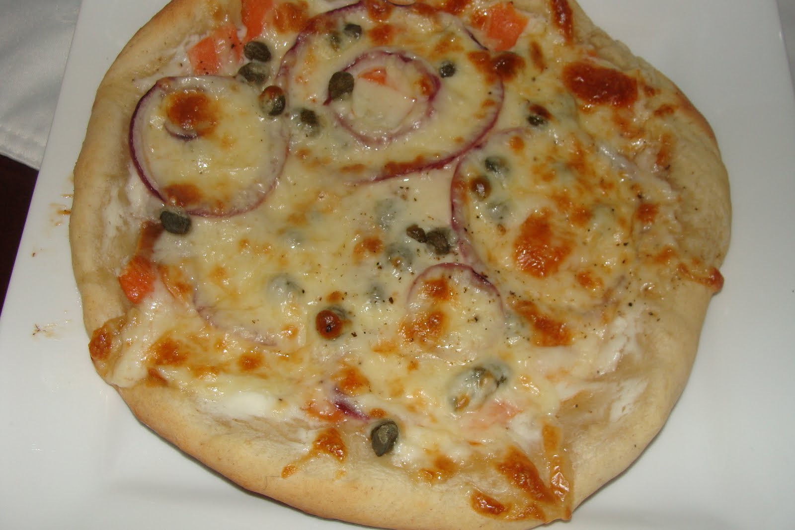Lili popotte Pizza au saumon fumé