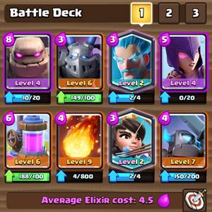 Battle Deck Clash Royale 3