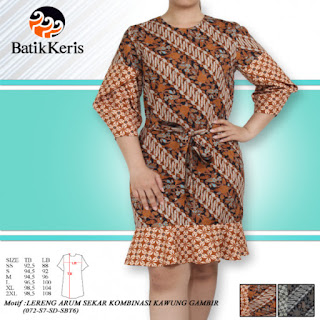 model baju sackdress batik