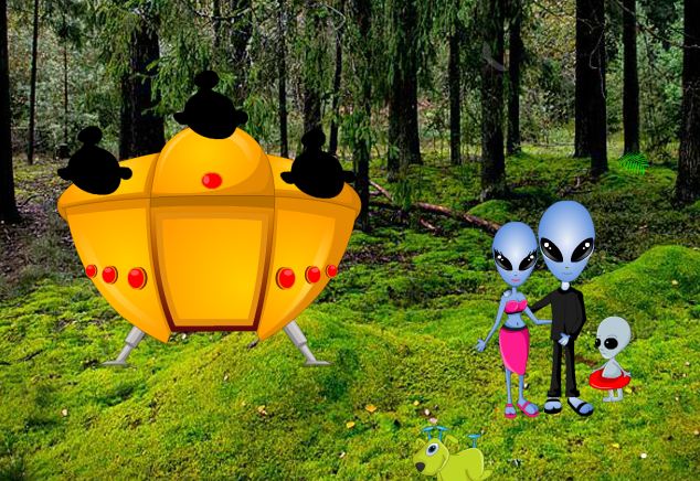 WowEscape Rescue Alien Couple from Coniferous Walkthrough