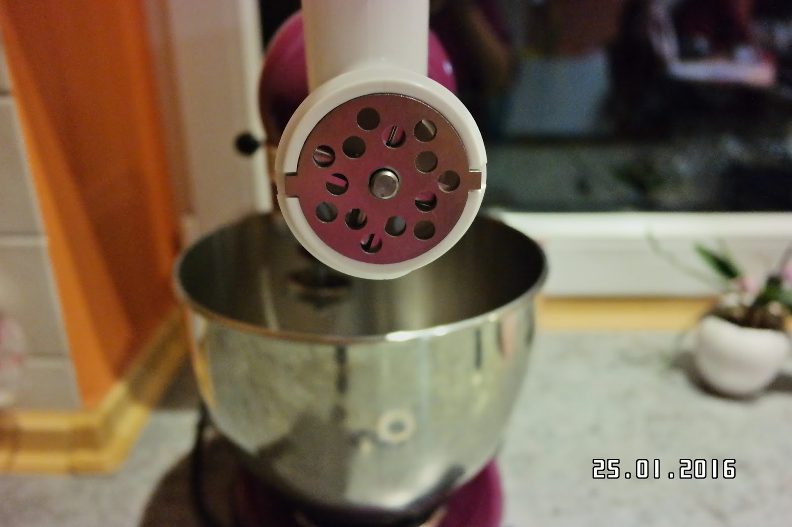 Miss Zuckerfee Zusammenbau KitchenAid Fleischwolf mit/ohne Spritzgebäckvorsatz