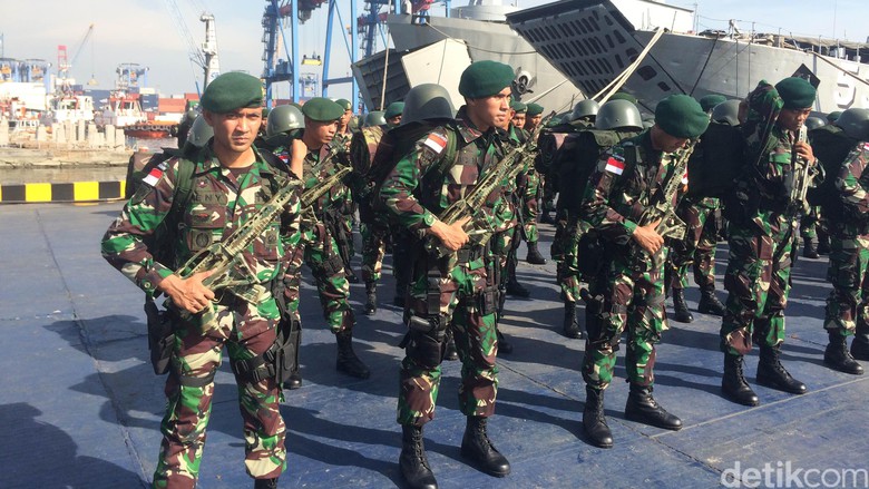 450 Personel Yonif Para Raider 330/TD Kostrad Dikirim Untuk Menjaga Perbatasan RI-Papua Nugini