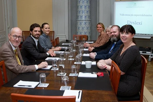 Prince Carl Philip and Princess Sofia attended a meeting with a specialist council for dyslexia disease