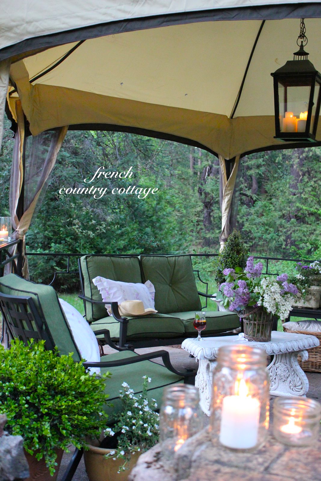 English Garden Inspired Patio Makeover with Kmart FRENCH