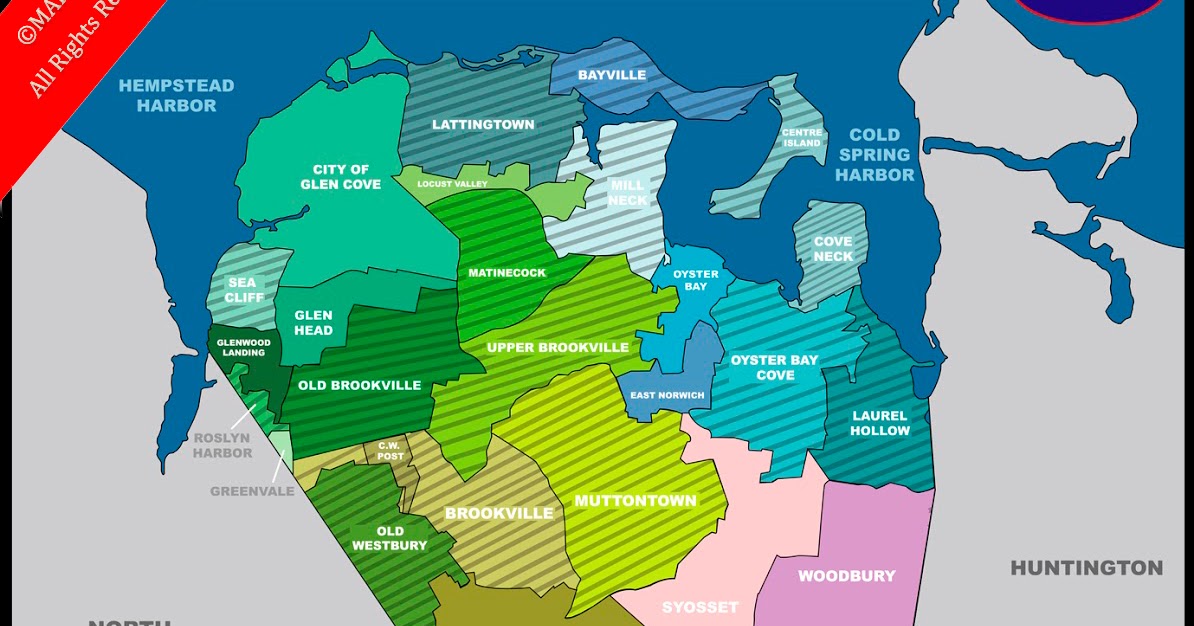 Mapzzles Full Size Maps Oyster Bay