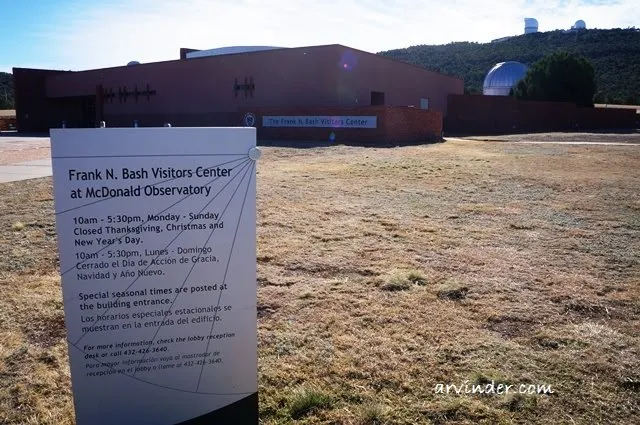 Frank N. Bash Visitors Center at McDonald Observatory