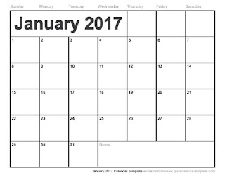 Free Printable Calendar January 2017 Free Printable Calendar January 2017