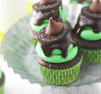 MELTED WITCH CUPCAKES