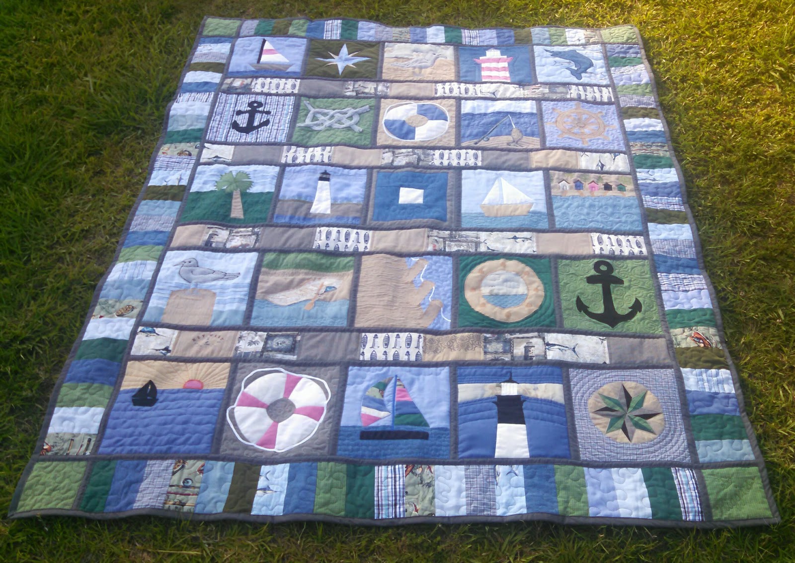 ProsperityStuff Quilts Joanna's Nautical Quilt