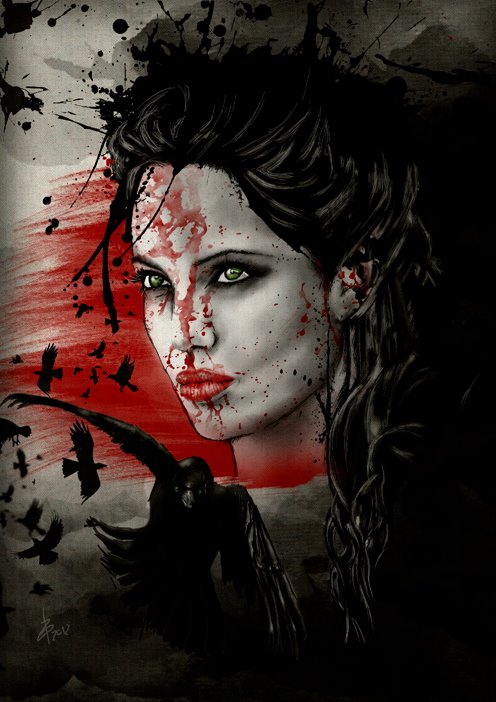 Angelina Jolie Drawing - Drawing/Tattoo Eduardo Fernandes Angelina Jolie Drawing - Drawing/Tattoo Eduardo Fernandes